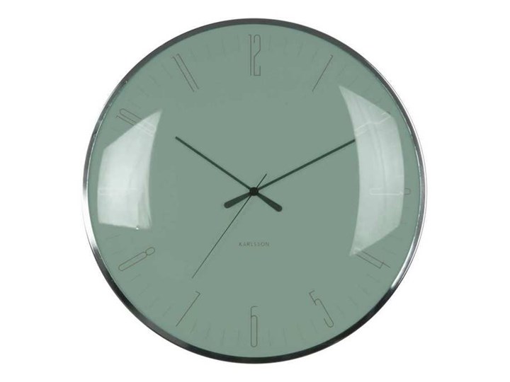 Zegar ścienny Dragonfly Jungle Green, 40 cm, zielony - KARLSSON - Produkt dostępny na WWW.DECOSALON.PL