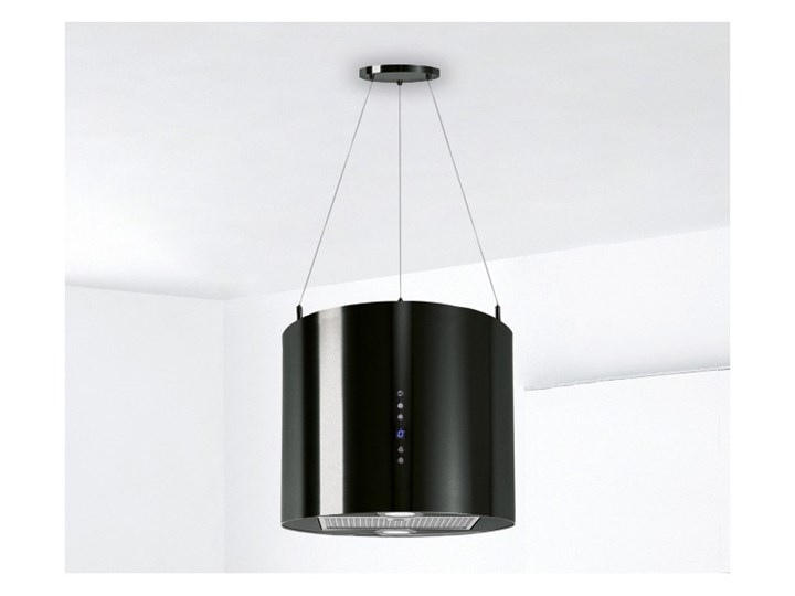 Okap Wyspowy Galaxy Black 40 cm Czarny