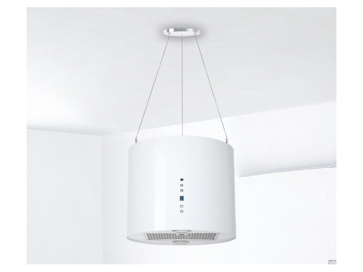Okap Wyspowy Galaxy White 40 cm Biały