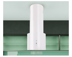 Okap Wyspowy Lorento White 40 cm Biały Sterowanie Elektroniczne