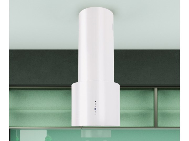 Okap Wyspowy Lorento White 40 cm Biały