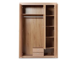 KONSIMO - CALDO Szafa 3d z lustrem dąb naturalny/ KONSIMO. Drewno Głębokość 58 cm Wysokość 218 cm Szerokość 150 cm Styl nowoczesny