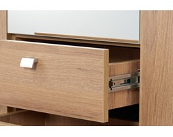 KONSIMO - CALDO Szafa 3d z lustrem dąb naturalny/ KONSIMO. Drewno Głębokość 58 cm Wysokość 218 cm Szerokość 150 cm Styl nowoczesny