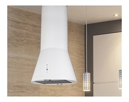 Okap Wyspowy Inspiro White 50 cm Biały Sterowanie Elektroniczne