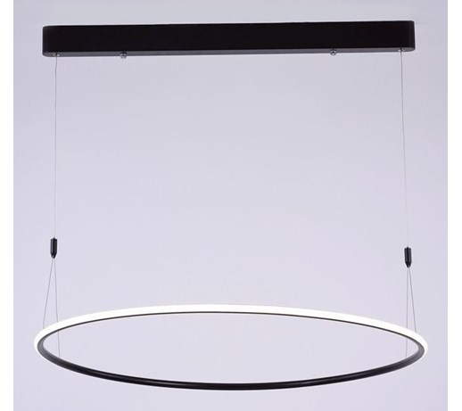 MCODO :: Designerska lampa sufitowa led MILANO w kolorze coffee o mocy 48W Nowość