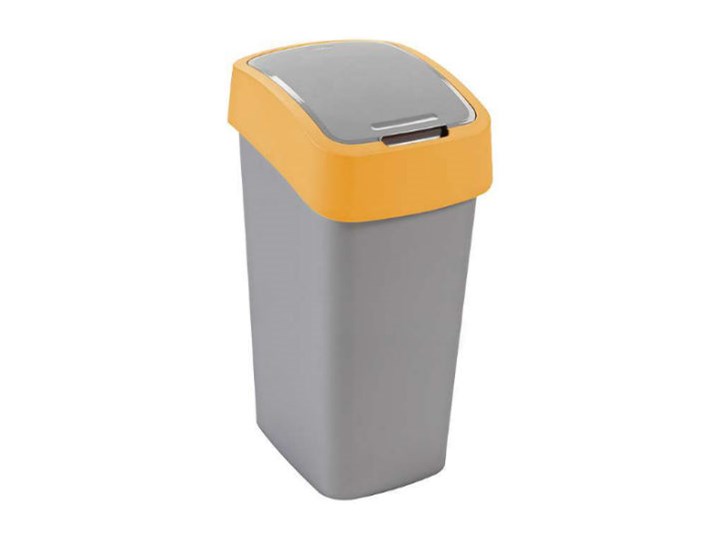 Kosz do segregacji 25 litrów FLIP BIN Curver plastik pomarańczowy