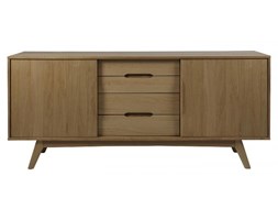 Komoda marilyn dąb lite drewno fornir komody skandynawskie Z szafkami i szufladami Głębokość 44 cm Wysokość 84 cm Styl klasyczny Styl nowoczesny