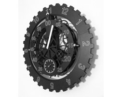 Heavy Duty Time Machine - zegar z kół zębatych Tworzywo sztuczne Metal Zegar ścienny Styl klasyczny