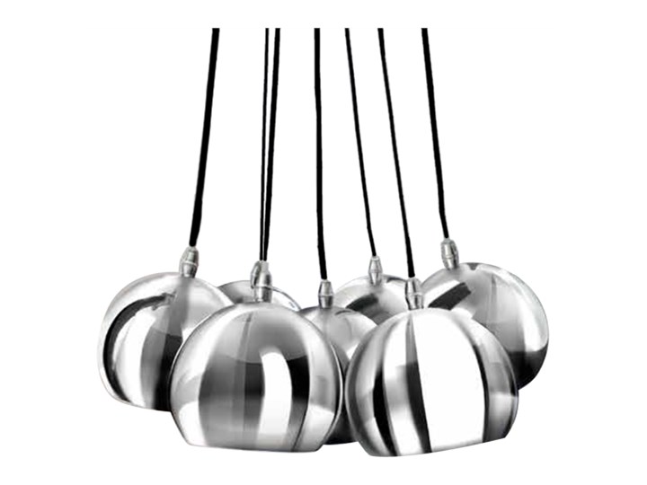 LAMPA wisząca NOA 7 PL-6084 CH/WH Azzardo metalowa OPRAWA kule balls chrom