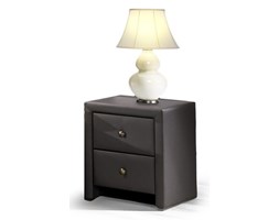 Tapicerowana szafka nocna Glamour II, czarna Szerokość 48 cm tkanina Ilość szuflad 2-szuflady