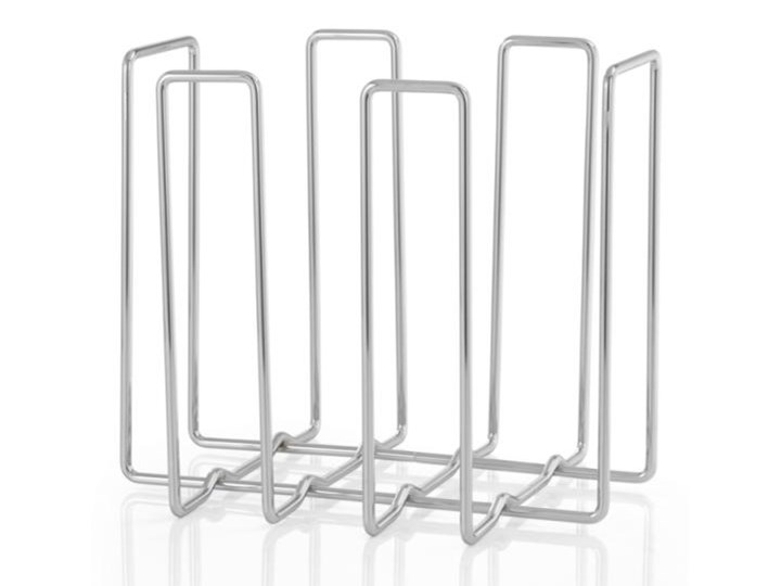Blomus B68478. Gazetnik WIRES - stal chromowana, 31x34x27 cm