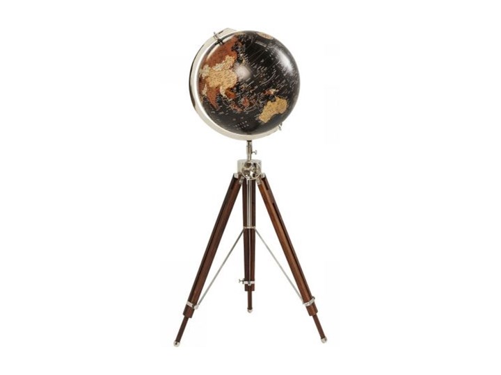 Globus Globe Earth czarny