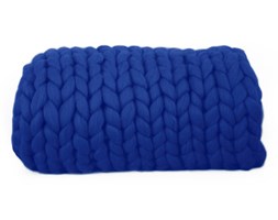 Pled z wełny czesankowej Woolsheep Sapphire Koc Wełna Rozmiar 2 200x200 cm