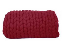 Pled z wełny czesankowej Woolsheep Ruby Koc Wełna Rozmiar 2 60x80 cm