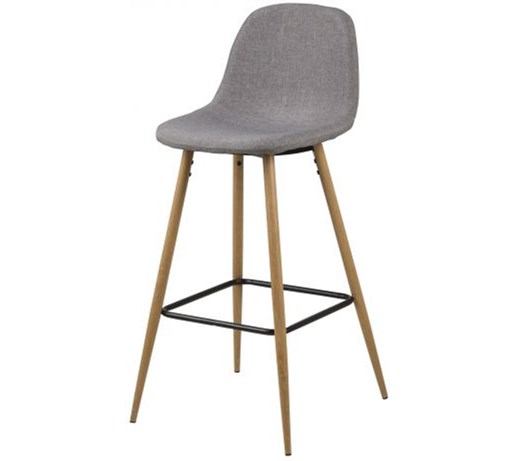 Hoker Wilma 47x101 cm jasnoszary nogi naturalne