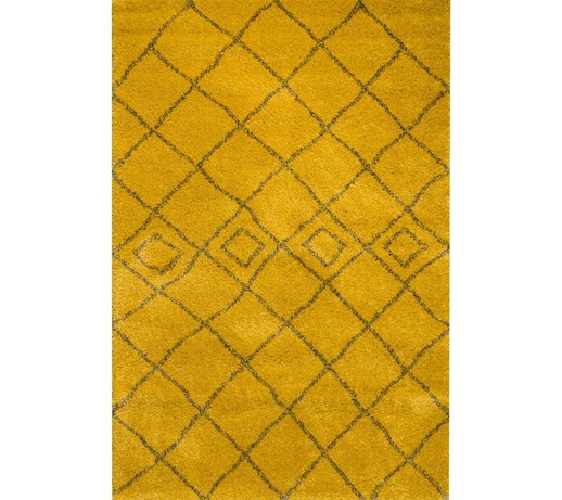 Dekoria Dywan Royal Mustard/Grey 160x230cm, 160 × 230 cm