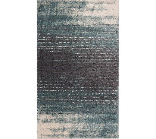 Dekoria Dywan Modern Teal blue/dark grey 160x230cm, 160 × 230 cm