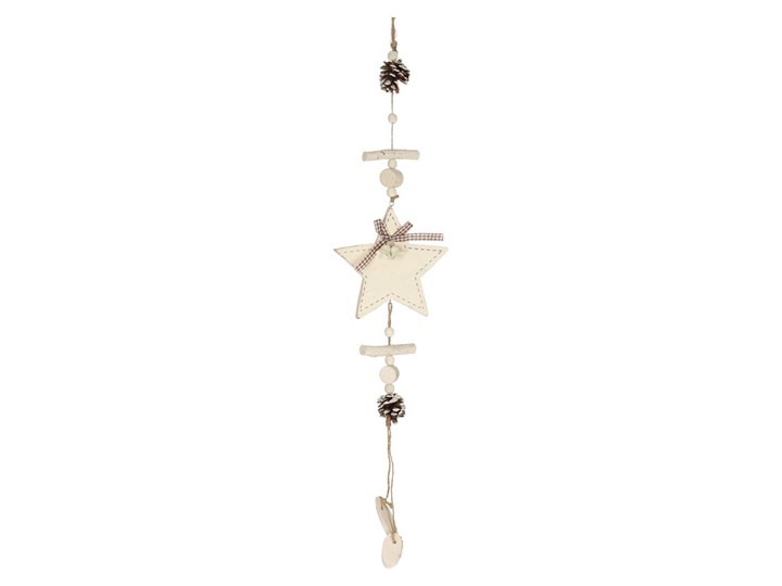 Dekoria Ozdoba wisząca White Star dł. 75cm, 11 × 4 × 75 cm