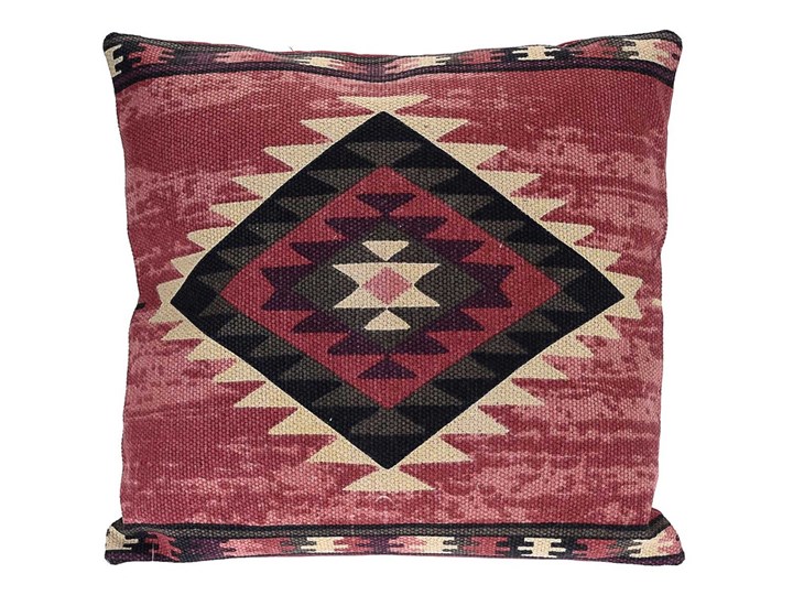 Poduszka dekoracyjna BOHO, 45 x 45 cm - kolor bordowy