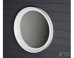 LUSTRO LUSTERKO ŚCIENNE OKRĄGŁE RETRO SHABBY CHIC szkło tworzywo sztuczne Styl vintage
