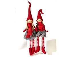 Figurki siedzące "Rudi & Merle" (2 części) figurki świąteczne