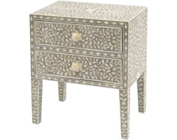 Szafka Kinnerton Głębokość 38 cm Wysokość 60 cm Szerokość 52 cm Styl klasyczny Płyta MDF Ilość szuflad 2-szuflady