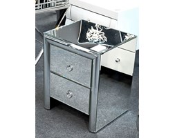 Szafka nocna lustrzana Felizz GLAMUR Styl klasyczny szkło Głębokość 35 cm Szerokość 42 cm Styl nowoczesny