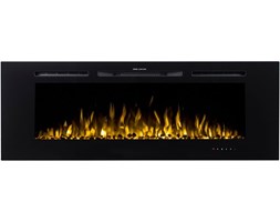 Kominek elektryczny ścienny MAJESTIC 60" Aflamo - MODEL 2018 Kamień Drewno
