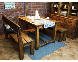 Stół sosnowy woskowany Rustyk 3 Styl vintage Wysokość 78 cm Długość 160 cm Długość 200 cm Drewno Długość 140 cm Szerokość 90 cm Styl nowoczesny