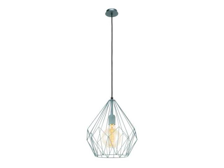 Lampa wisząca Eglo Carlton 49259 oprawa druciana zwis żyrandol 1x60W E27 miętowa - wysyłka w 24h
