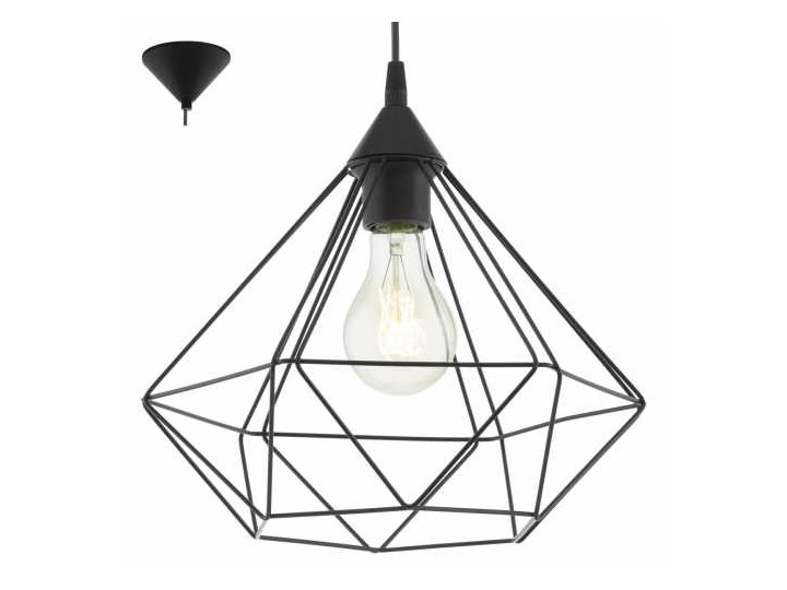 Lampa wisząca druciana Eglo Tarbes 1x60W E27 czarna 94188 - wysyłka w 24h