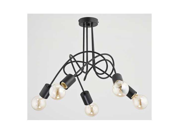 Lampa wisząca Alfa Tango 23175 zwis 5x60W E27 czarna >>> RABATUJEMY do 20% KAŻDE zamówienie !!! - wysyłka w 24h