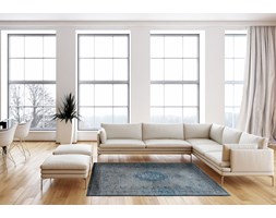 Dywan naturalny Orient (niebiesko szary) - Grey Turquoise 8255 Wzór Orientalny tkanina Prostokątne Bawełna Rozmiar 4 280x360 cm
