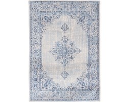 Dywan naturalny Orient (biało niebieski) - Blue Border 8670 Bawełna tkanina Prostokątne Dywany Rozmiar 4 140x200 cm