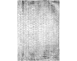 Dywan w jodełkę (czarno biały) - Black on White 8652 Poliester Bawełna Prostokątne tkanina Rozmiar 4 60x90 cm
