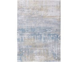 Dywan artystyczny (beżowo niebieski) - Long Island Blue 8718 tkanina Rozmiar 4 280x360 cm Bawełna Poliester Prostokątne Wzór Abstrakcyjny