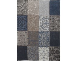 Dywan Vintage Patchwork (granatowo szary) - Blue Denim 8108 Bawełna Prostokątne Rozmiar 4 80x150 cm