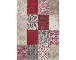 Dywan Vintage Patchwork (czerwono beżowy) - Antwerp Red 8985 Prostokątne Rozmiar 4 60x90 cm Bawełna Rozmiar 4 200x280 cm