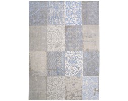 Dywan Vintage Patchwork pastelowy (niebieski) - Gustavian Blue 8237 Bawełna Prostokątne Rozmiar 4 80x150 cm