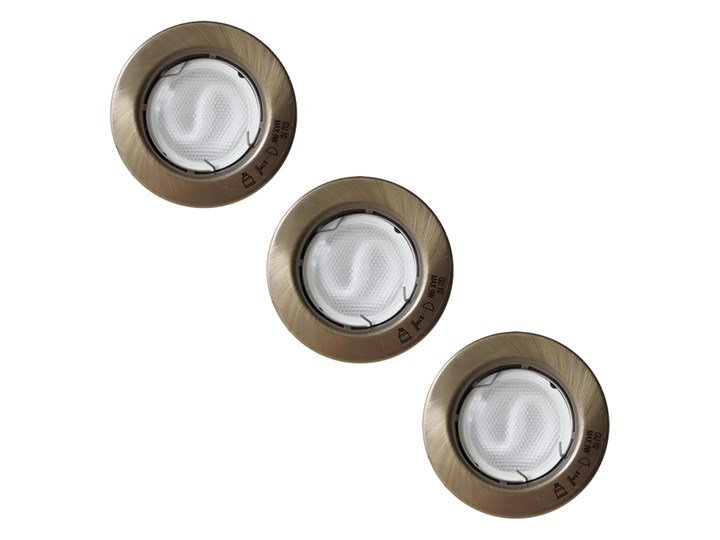 Eglo 30049 - SET 3x Oprawa wpuszczana 3xGU10/9W