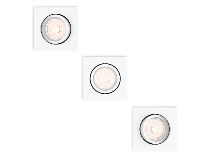 Philips 50403/31/PN - SET 3x Oprawa wpuszczana DONEGAL 3xGU10/5,5W/230V
