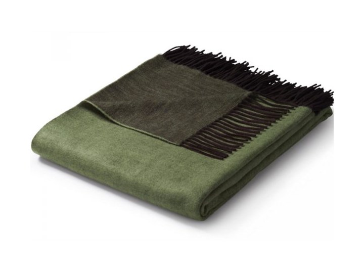 Pled Biederlack Dark Velvet - FACET - zielony