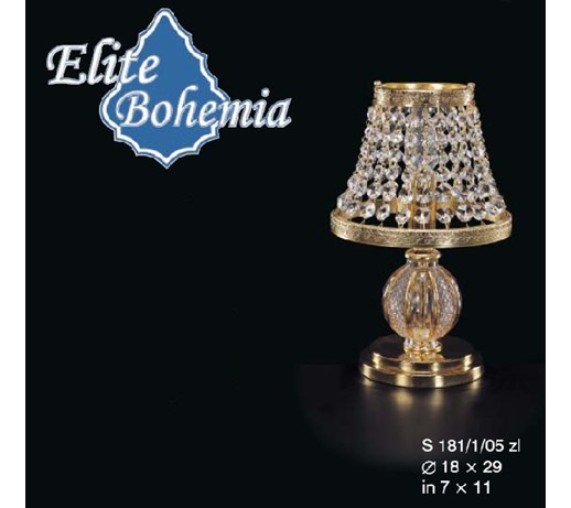 Lampka nocna z kryształkami Swarovskiego - Elite Bohemia