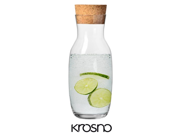 Karafka do wody z korkiem Pure Krosno 1L