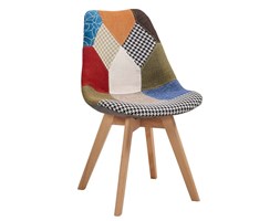 Krzesło FIORD patchwork Bettso Drewno Tkanina Tworzywo sztuczne Metal