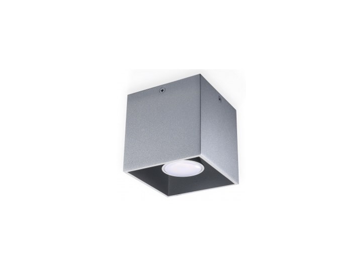WYS. 24H! Downlight LAMPA sufitowa plafon kwadrat NEPTUN 1 minimalistyczna OPRAWA metalowa SPOT GU10 kostka korytko tuba czarna