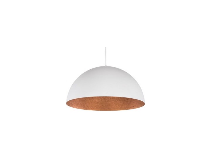 PROMOCJA! LAMPA wisząca SFERA 35cm 30146 SIGMA klasyczna OPRAWA nad stół ZWIESZANA kopuła biały/miedziany