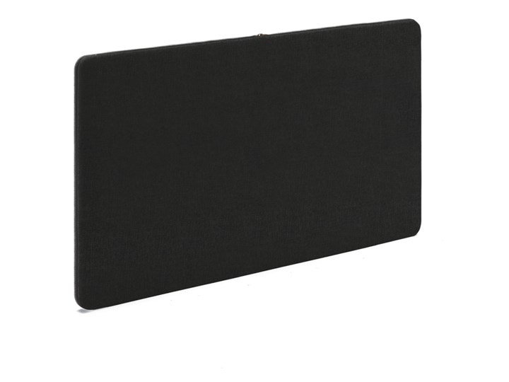 Dźwiękochłonny panel ścienny Zip 1200x650 mm czarny czarny suwak