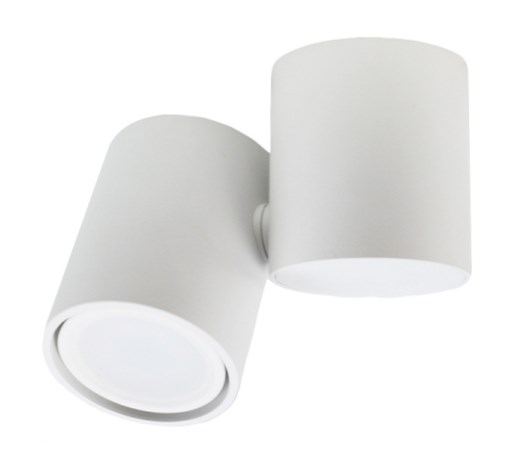 PP P 1327 WH REFLEKTOR NOWOCZESNA LAMPA SUFITOWA OPRAWA NATYNKOWA ALUMINIUM BIAŁY GU10 LED