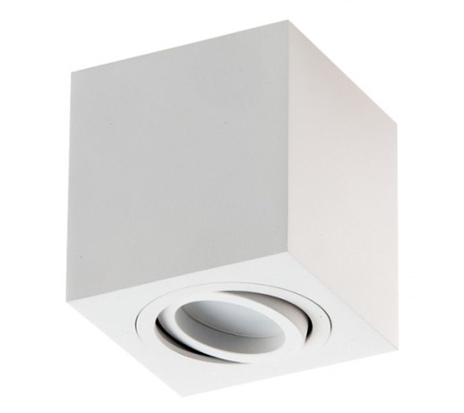 PP Design P 201 PLAFON NOWOCZESNA LAMPA SUFITOWA OPRAWA NATYNKOWA ALUMINIUM BIAŁY PAR16 GU10 LED